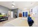 Spacious main bedroom with backyard view and French doors at 1605 Appledale Ct # 116, Fort Mill, SC 29715