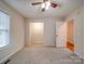 Bedroom with ceiling fan, closet and neutral decor at 177 Jim Hanna Ln # 4510, Wadesboro, NC 28170