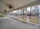 Large covered porch overlooking the backyard at 177 Jim Hanna Ln # 4510, Wadesboro, NC 28170