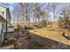 Large backyard with deck, gazebo, and wooded area at 1968 12Th Street Ne Pl, Hickory, NC 28601