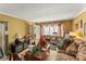 Living room features a fireplace and ample natural light at 1968 12Th Street Ne Pl, Hickory, NC 28601