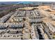 Aerial view of community and nearby lake at 19773 Deer Valley Dr, Cornelius, NC 28031