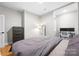 Serene bedroom with a queen bed and built-in dresser at 203 Grandin Rd # 3, Charlotte, NC 28208