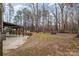 Spacious backyard with patio and wooden fence at 2101 Darian Way, Waxhaw, NC 28173