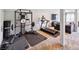 Basement gym with treadmill and weight machine at 2178 Grist Mill Dr, Concord, NC 28025