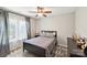 Charming bedroom with a double bed and plenty of natural light at 2178 Grist Mill Dr, Concord, NC 28025