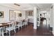 Open concept dining room with view into the living room at 2178 Grist Mill Dr, Concord, NC 28025