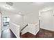 View of upstairs hallway and stairway at 2178 Grist Mill Dr, Concord, NC 28025