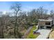 Modern home with a sleek design and fenced yard next to the river, offering serene living at 2832 Arcadia Ave, Charlotte, NC 28209