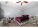 Bedroom with a queen-size bed and a ceiling fan at 3111 Hendricks Chapel Ln, Charlotte, NC 28216