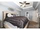 Spacious bedroom with a king-size bed and plenty of storage at 3111 Hendricks Chapel Ln, Charlotte, NC 28216