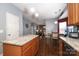 Kitchen features granite island and breakfast nook at 3111 Hendricks Chapel Ln, Charlotte, NC 28216