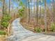 Long gravel driveway winding towards house at 4105 Glenola Dr, Waxhaw, NC 28173