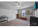 Serene bedroom with 3D wall art, window, and owl painting at 603 Helms Dr, Lowell, NC 28098