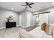 Spacious bedroom with a large closet and sliding barn door at 7117 W Sugar Creek Rd, Charlotte, NC 28269