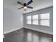 Bright bedroom with hardwood floors and ceiling fan at 811 Colonial Dr, Rock Hill, SC 29730