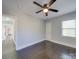 Spacious bedroom with hardwood floors and ceiling fan at 811 Colonial Dr, Rock Hill, SC 29730