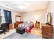 Bright bedroom featuring a comfortable bed and home office space at 823 Wynnshire Dr # C, Hickory, NC 28601