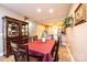 Formal dining room with wood flooring and a view of the living room at 823 Wynnshire Dr # C, Hickory, NC 28601