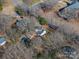 Aerial view of home and surrounding neighborhood at 910 S College Ave, Newton, NC 28658