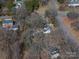 Aerial view showing house location, neighborhood, and surrounding landscape at 910 S College Ave, Newton, NC 28658