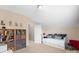 Charming bedroom with built-in shelving and daybed at 130 W Warfield Dr, Mooresville, NC 28115