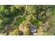 Aerial view of house and property near a creek at 1935 Berkshire Dr, Gastonia, NC 28052
