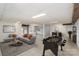 Spacious basement with a comfortable living area and foosball table at 1935 Berkshire Dr, Gastonia, NC 28052