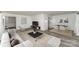 Open living and dining area with modern furniture at 1935 Berkshire Dr, Gastonia, NC 28052