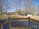 Spacious backyard with deck and storage shed at 2705 Lowell Bethesda Rd, Gastonia, NC 28056
