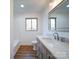Bathroom boasts a vanity with quartz countertop at 2705 Lowell Bethesda Rd, Gastonia, NC 28056