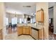 Open kitchen with granite countertops and wood cabinets at 3012 Viola Ln, Monroe, NC 28110