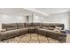 Finished basement with sectional sofa and area rug at 6270 Durango Way, Denver, NC 28037