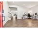 Bright entryway with hardwood floors, leading to living area and stairs at 6270 Durango Way, Denver, NC 28037