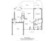 Detailed floor plan showcasing the layout of the first floor, including living spaces and bedrooms at 10015 Lattice Ct, Charlotte, NC 28269