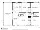 Floor plan showing 3 bedrooms, 1 bath, and screened porch at 1223 India Hook Rd, Rock Hill, SC 29732