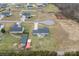 Aerial view showing home and surrounding area at 130 Portman Ln, Statesville, NC 28625