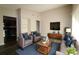 Living room with modern furniture and hardwood floors at 1419 Riverwood Ct, Rock Hill, SC 29732