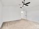 Bright bedroom with carpeted floors and ceiling fan at 1520 Nectar Way, Kannapolis, NC 28027