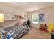 Cozy bedroom with a bunk bed, workspace, and plenty of storage at 15209 Red Canoe Way, Charlotte, NC 28278