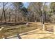 Wooden deck overlooking a wooded backyard at 1762 Proposal Ave, Chester, SC 29706