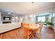 Charming dining room with wood table and chairs at 201 Picasso Trl, Mount Holly, NC 28120