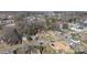 Scenic aerial view of the neighborhood showcasing the home's location at 202 Cedar St, Belmont, NC 28012