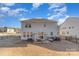 Two-story house with backyard patio, pergola, and grill, offering outdoor living space at 232 Morgans Branch Rd, Belmont, NC 28012