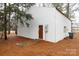 White metal workshop building in backyard at 234 Henson Ln, McConnells, SC 29726