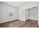 Home office with hardwood floors and French doors at 3209 Whispering Creek Dr, Indian Trail, NC 28079