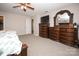 Main bedroom with ensuite bathroom and large dresser at 4182 Cordell Ct, Midland, NC 28107