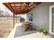 Relaxing covered patio with ceiling fan and seating at 4182 Cordell Ct, Midland, NC 28107