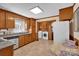 Kitchen with wood cabinets, granite countertops and appliances at 421 Wood Bridge Rd, Statesville, NC 28625