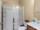 Bathroom with a large walk-in shower at 5636 Whitehawk Hill Rd, Mint Hill, NC 28227